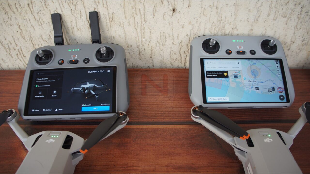 App e radiocomandi per i droni DJI Fly.
