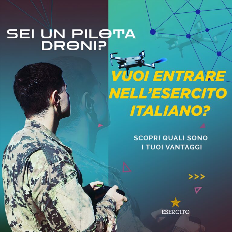 Droni e nuove strategie: la campagna di ricerca per arruolare piloti di droni.